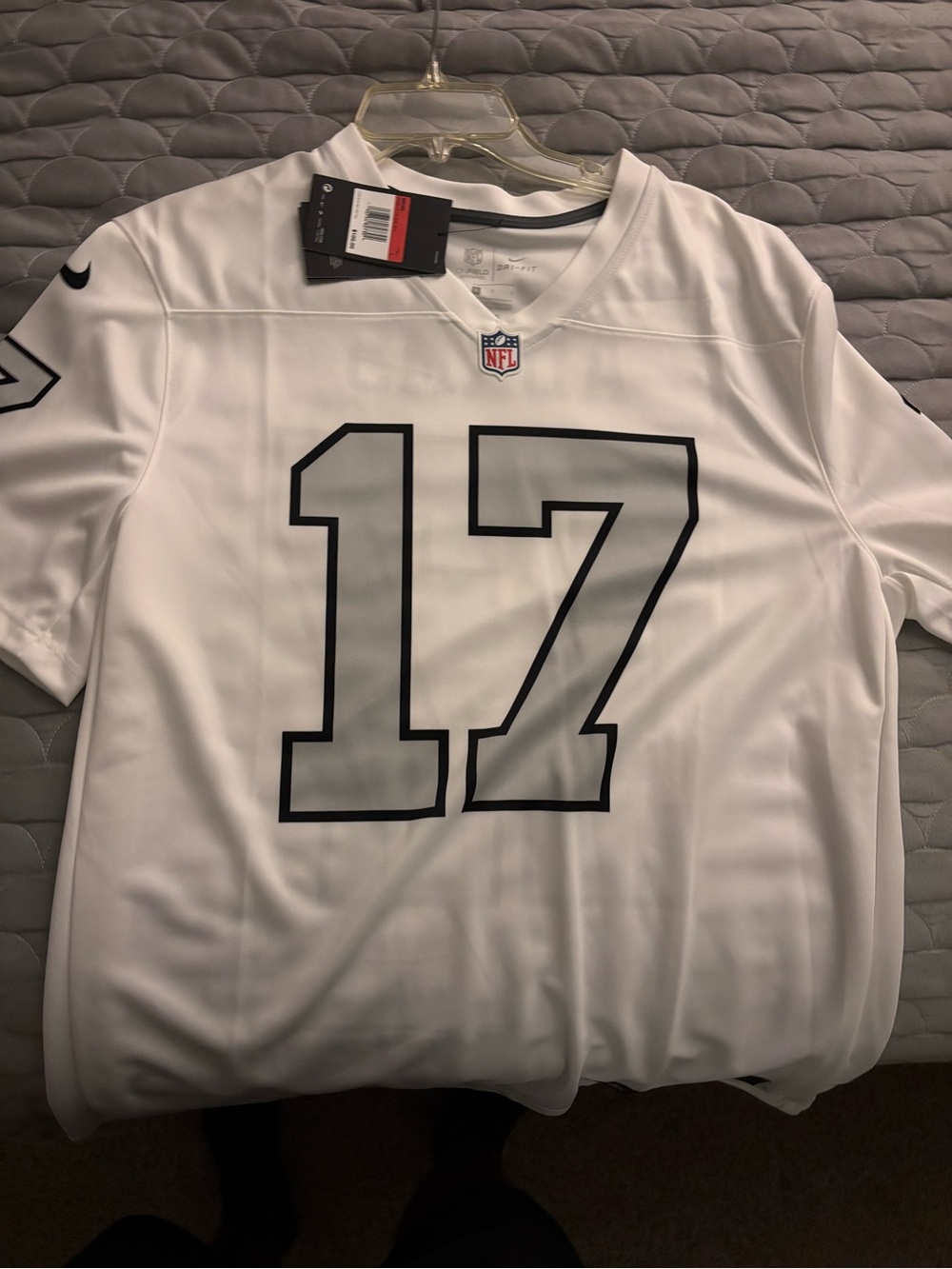 Nike NFL Men's White Devonte Adams #17 Football Jersey